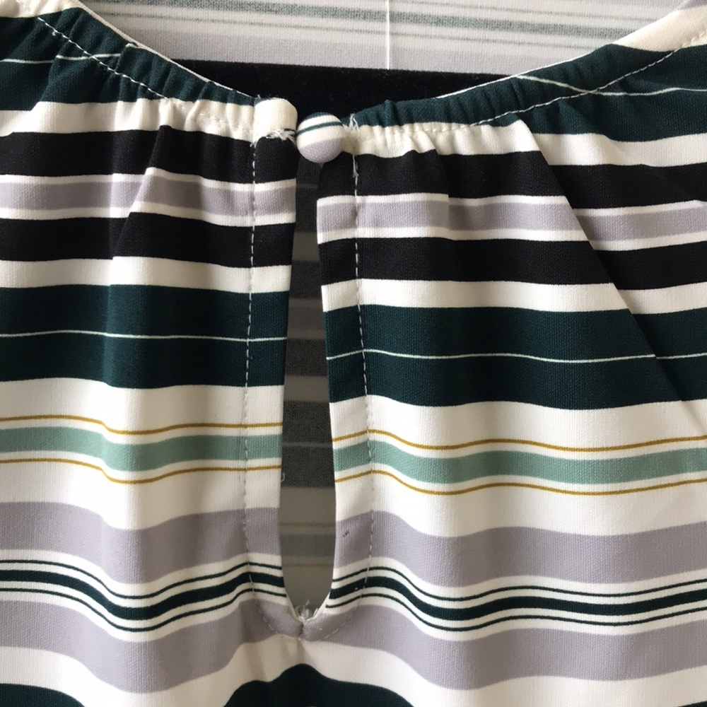 NWT Ann Taylor striped blouse - Picture 3 of 4